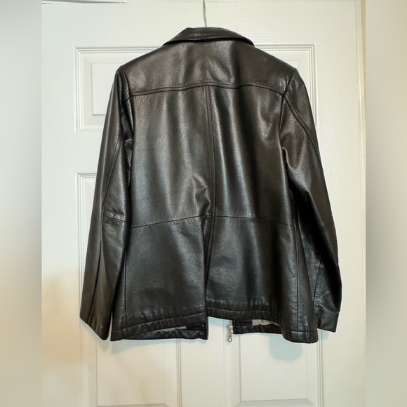 ❌❌SOLD❌❌ Wilsons Black Leather Jacket | Size M - Picture 3 of 6
